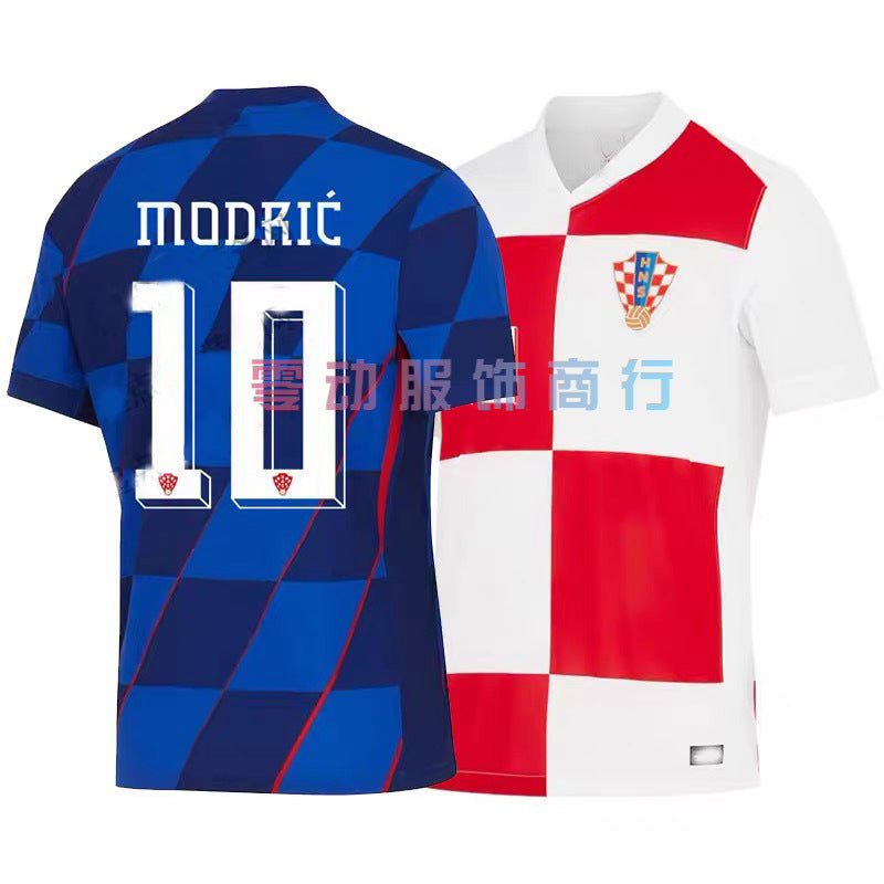 24 Euro Croatia Home Away 10 Modri? Kovacic Jersey