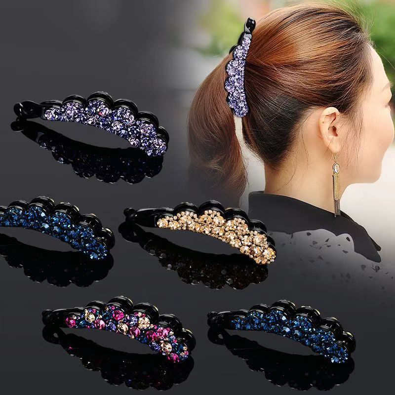 Banana clip vertical clip ponytail clip headdress