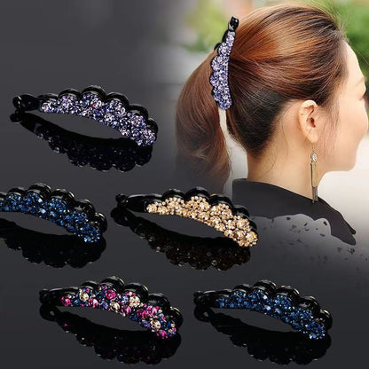 Banana clip vertical clip ponytail clip headdress