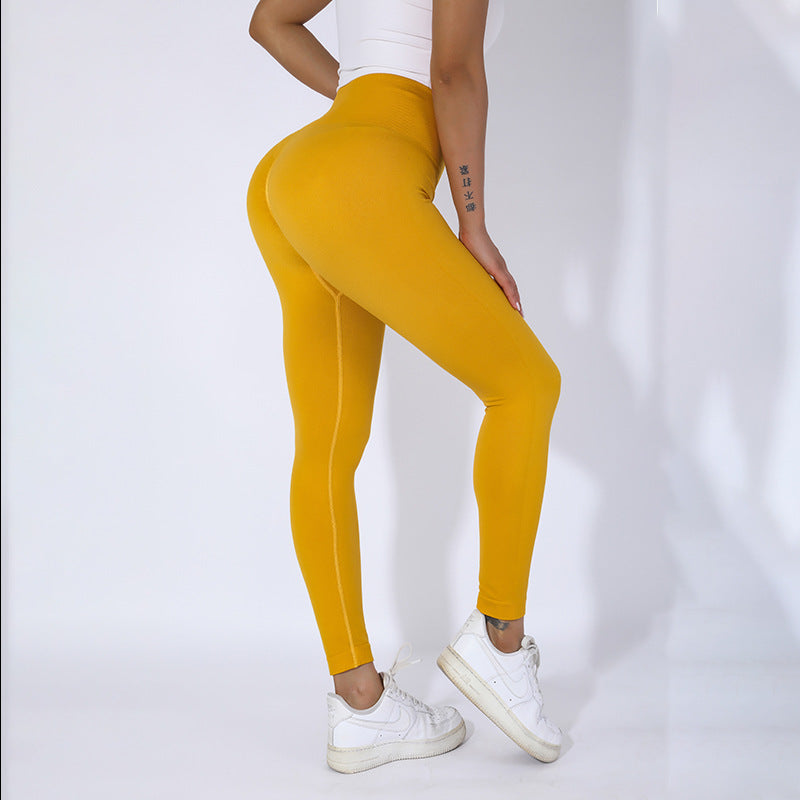 In-Stock High-Waist Seamless Butt-Lifting Yoga Pants