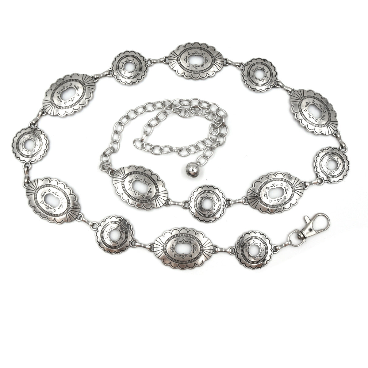 Versatile metal alloy waist chain