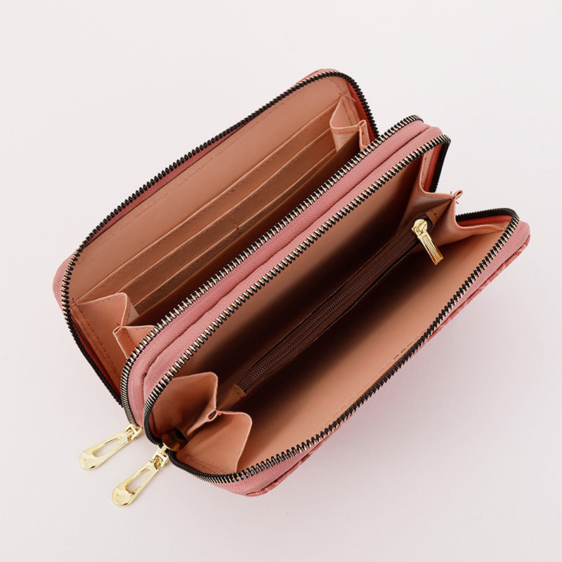 Wholesale patent leather mobile phone bag wallet