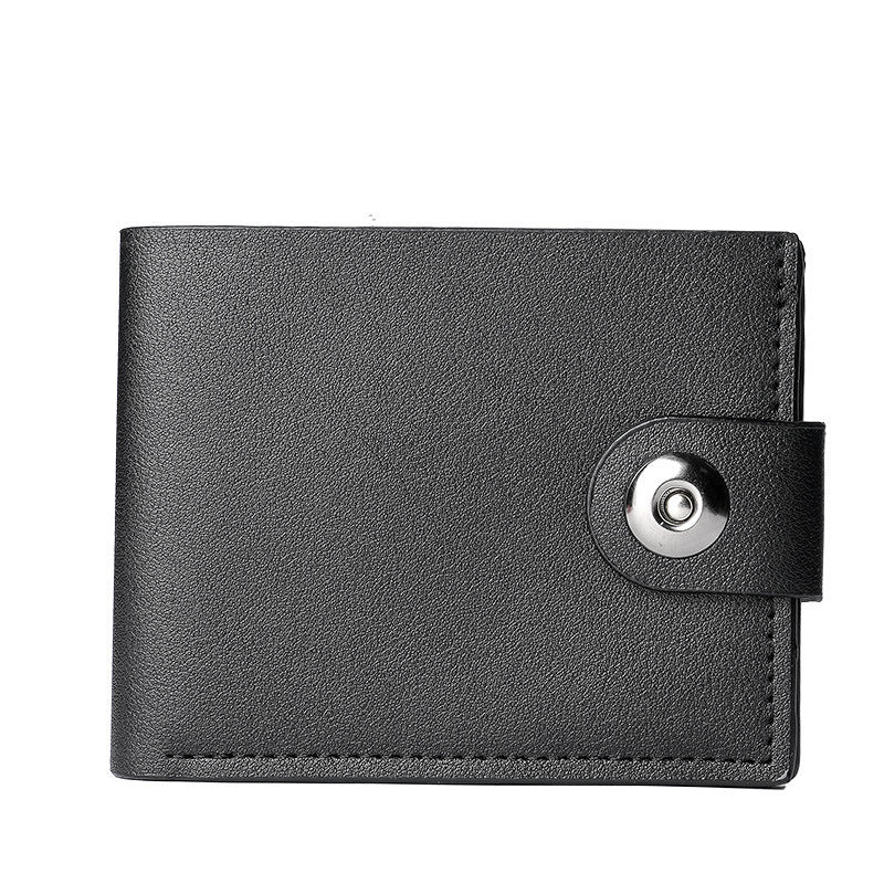 Men's Fashion Short Button Wallet