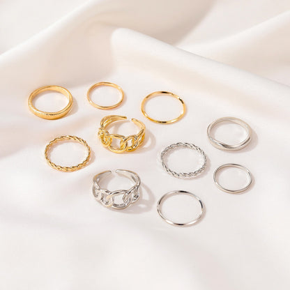 Personalized five-piece ring