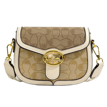 Printed contrasting color versatile bag