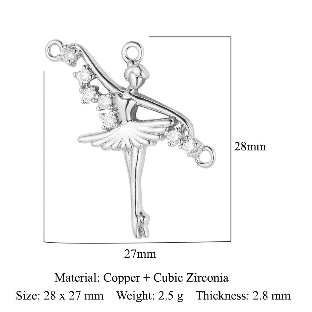 Ballerina Butterfly Tree of Life Copper Zircon Accessories