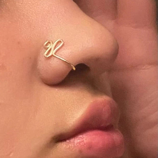 Fake Nose Piercing 9-Piece Set