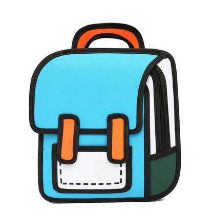 Second dimension kindergarten school bag