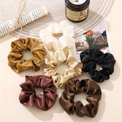 Women's large hair band solid color hair accessories