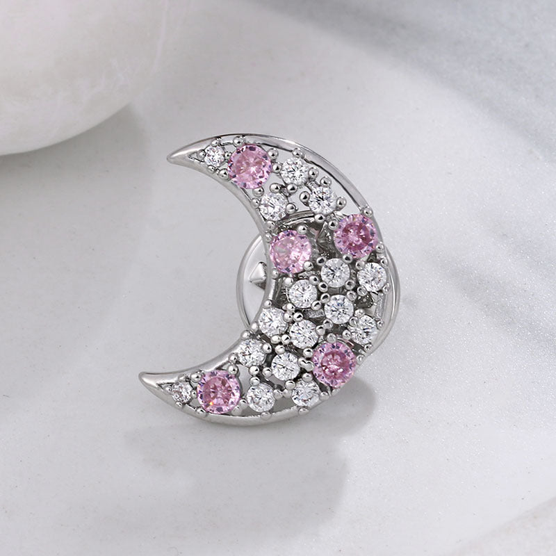 Eco-friendly crystal brooch pin