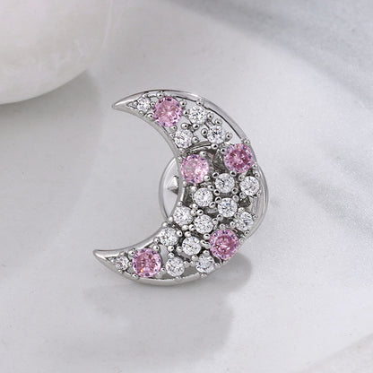 Eco-friendly crystal brooch pin