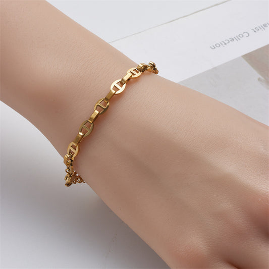 Titanium steel bracelet for women