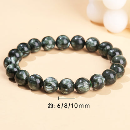 8A Natural Green Dragon Crystal Bracelet