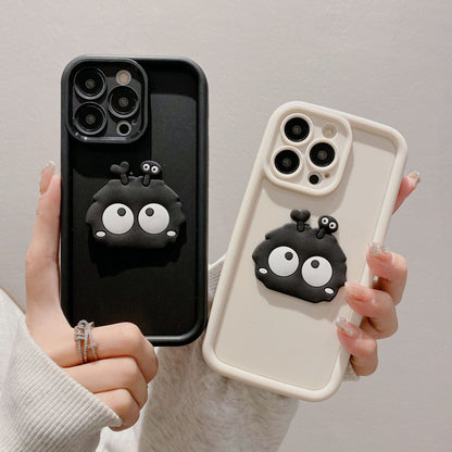 High Bamboo Case iPhone15 Pro XR 11 Cute Coal Full Shockproof TPU Cover