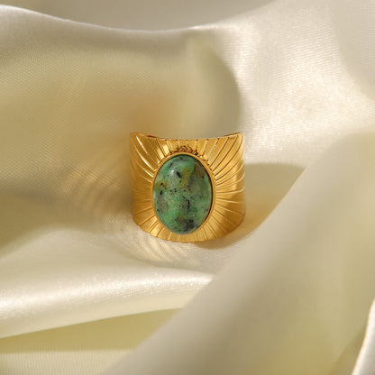 Turquoise Wide Open Ring