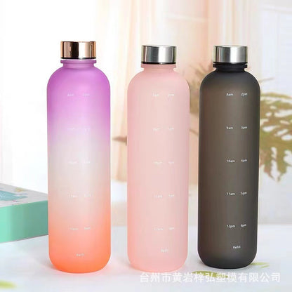 1000Ml high temperature resistant gradual change colorful plastic cup