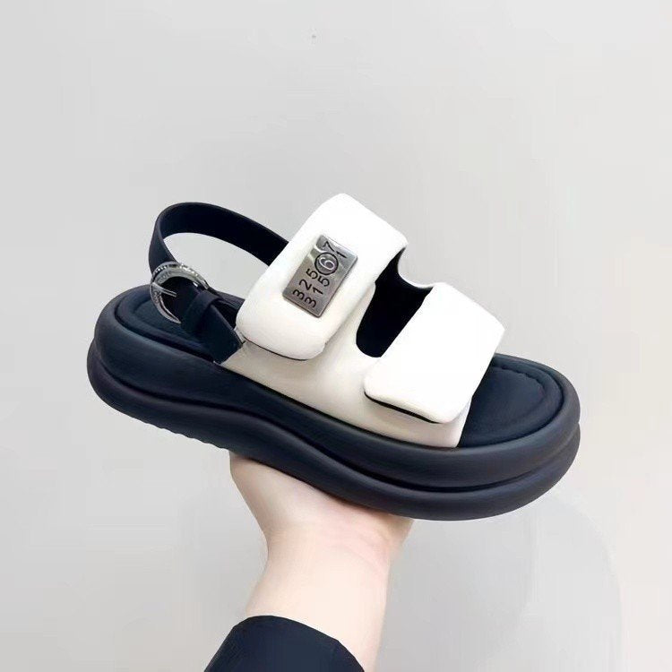 Velcro muffin sole sandals