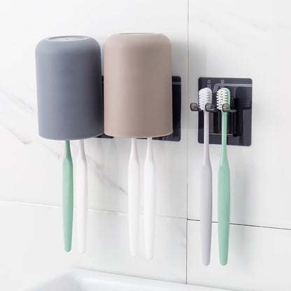 Wall-Mounted Toothbrush Holder