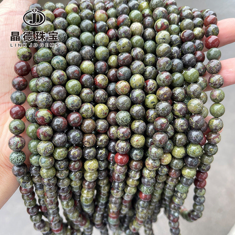 DragonBloodstone Natural DragonBloodstone Round Beads Loose Beads