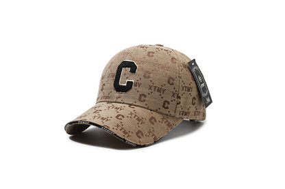 Gorra de béisbol con monograma bordado para primavera/verano 