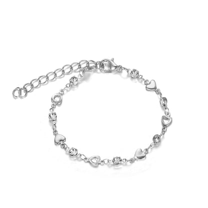 Butterfly Zirconia Push-Pull Bracelet