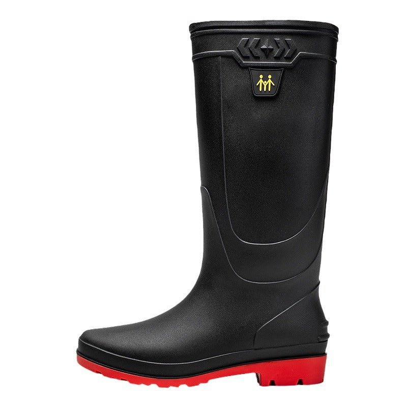 Tall large size rain boots men's outdoor