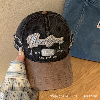 Vintage Washed Denim Cap