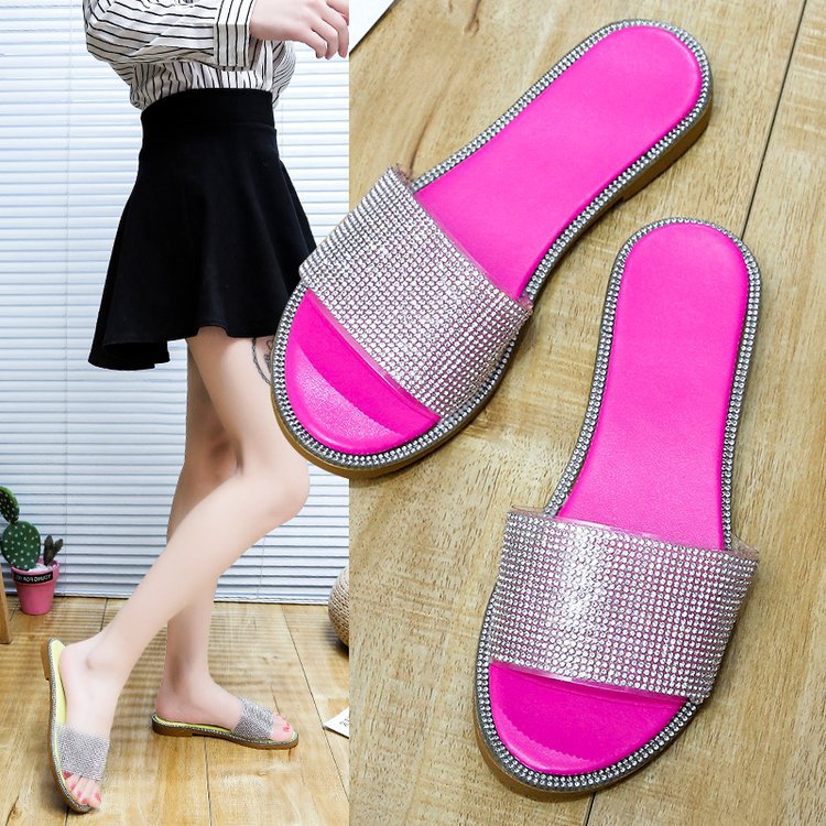 Rhinestone Classic Slippers