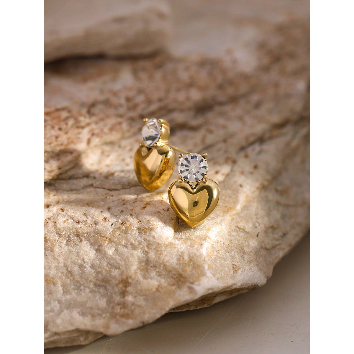 18k gold diamond earrings