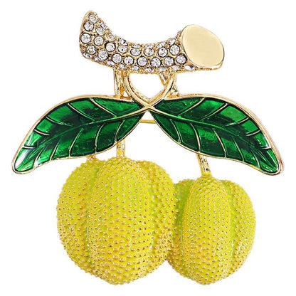 Durian brooch