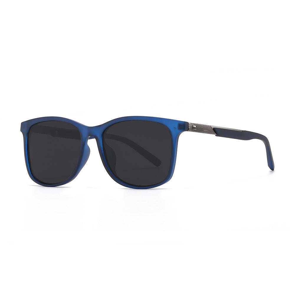 European Men's Black Polarized Sunglasses