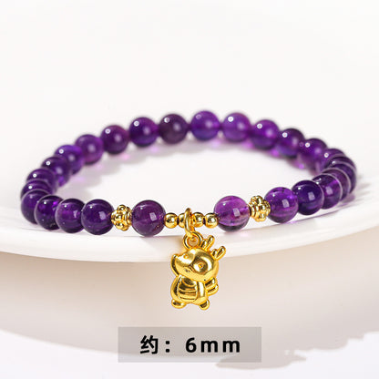 Natural amethyst Fulong bracelet