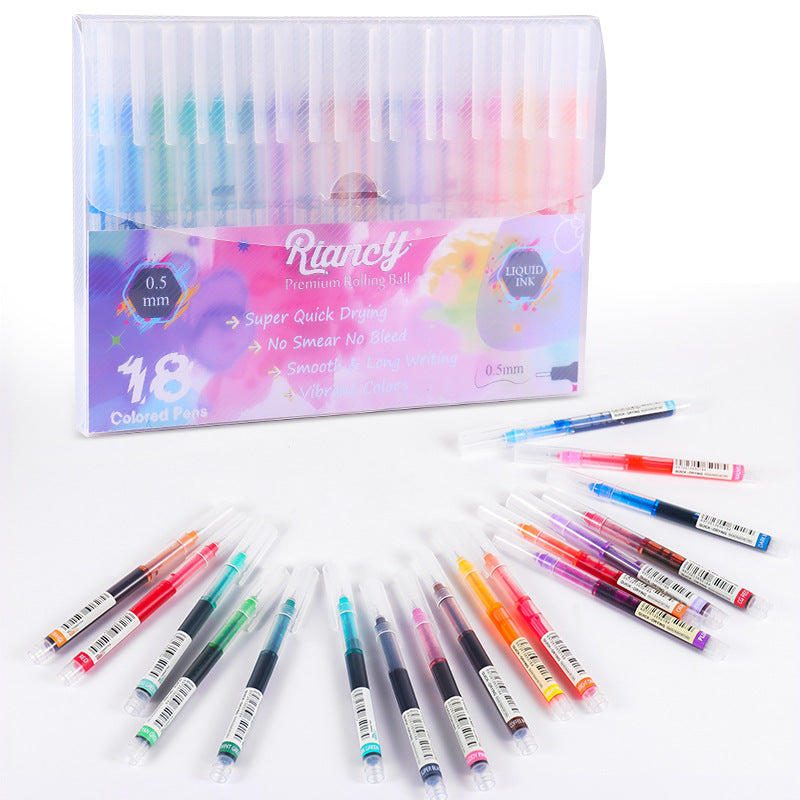 24 water-based painting rollerball pens