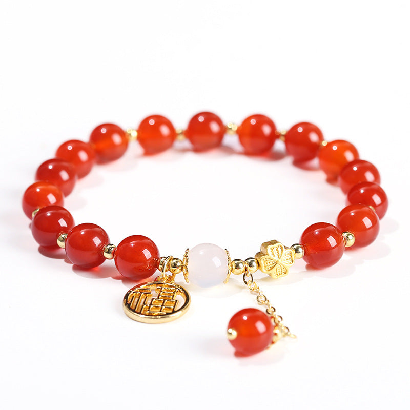 7A agate blessing bracelet