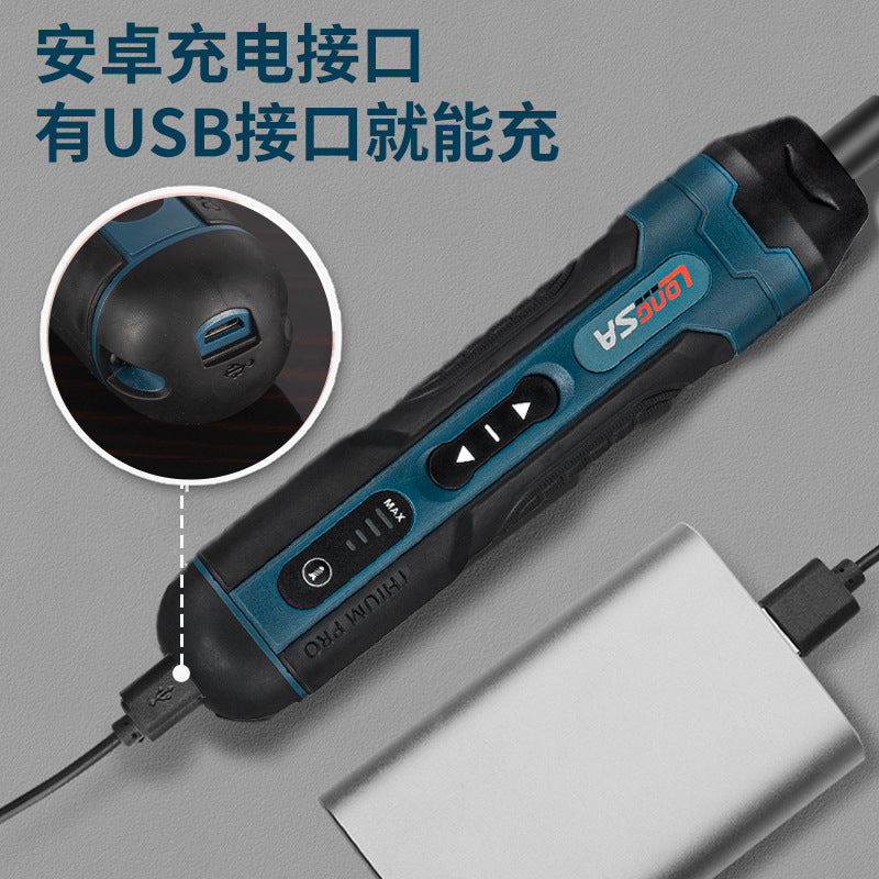 Torque adjustment straight shank 3.6V electric screwdriver