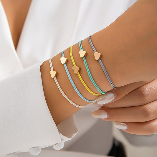 Colorful Versatile Heart Bracelet