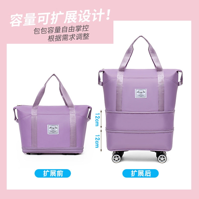 Baggage bag Boarding bag with pulley