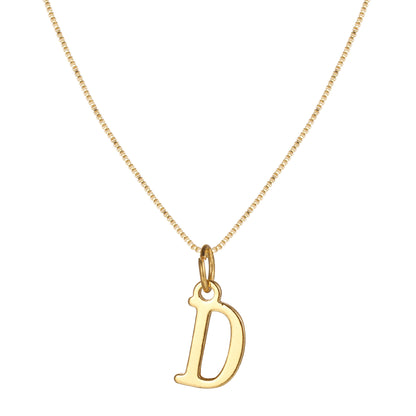 26 letters necklace simple