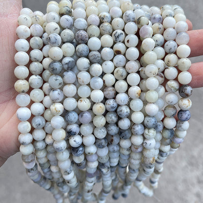 Natural White Opal Beads