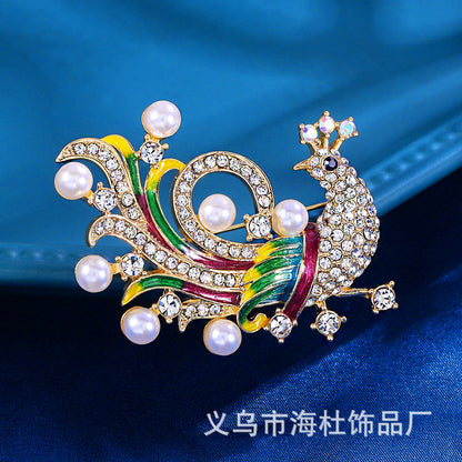 Animal Peacock Brooch Fashion