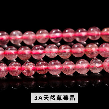 4Mm natural stone crystal agate small beads round beads