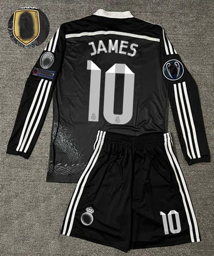 14-15 La Liga Real Madrid Retro Black Away Jersey