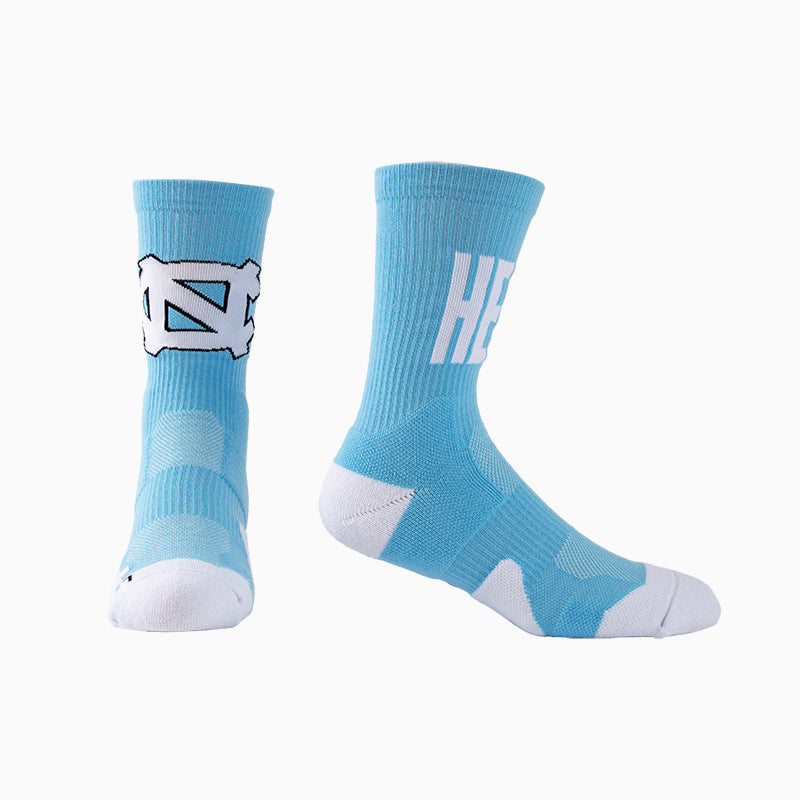 Adult Mid-Calf Basketball Socks Thick Towel Bottom