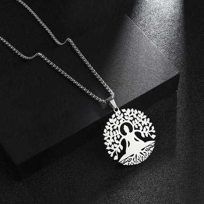 Skull necklace stainless steel