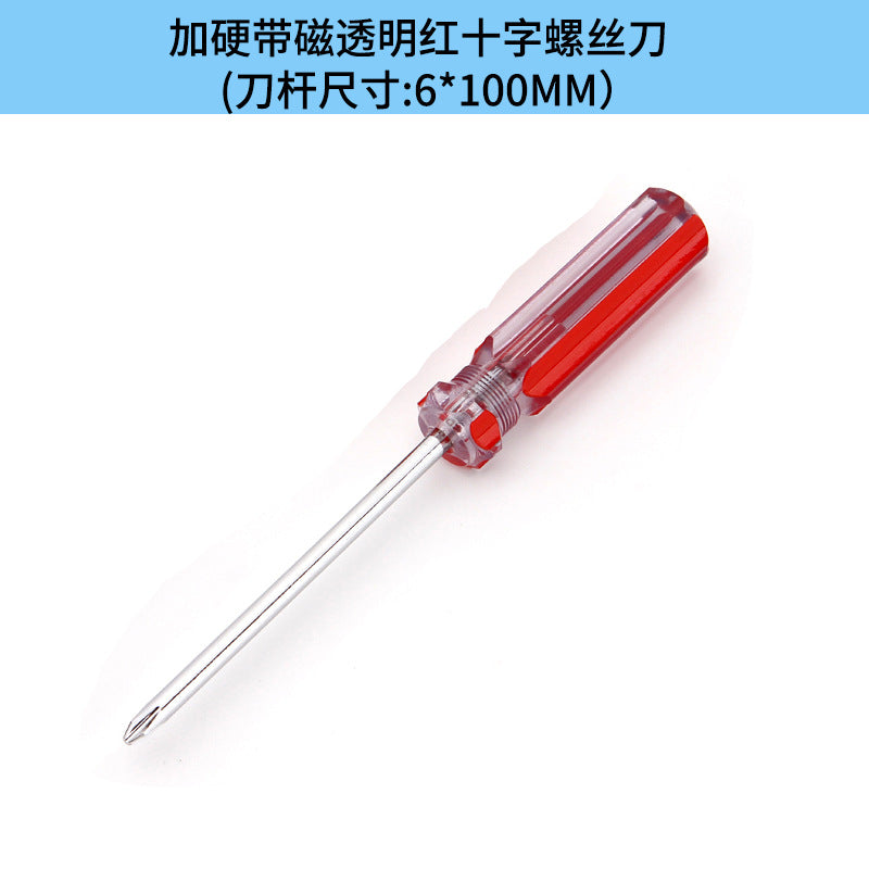 Strong magnetic plus hard one-word cross manual screwdriver