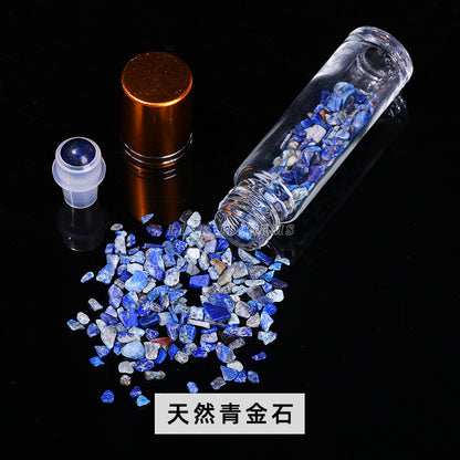 10Ml natural stone crystal ball gravel essential oil bottle