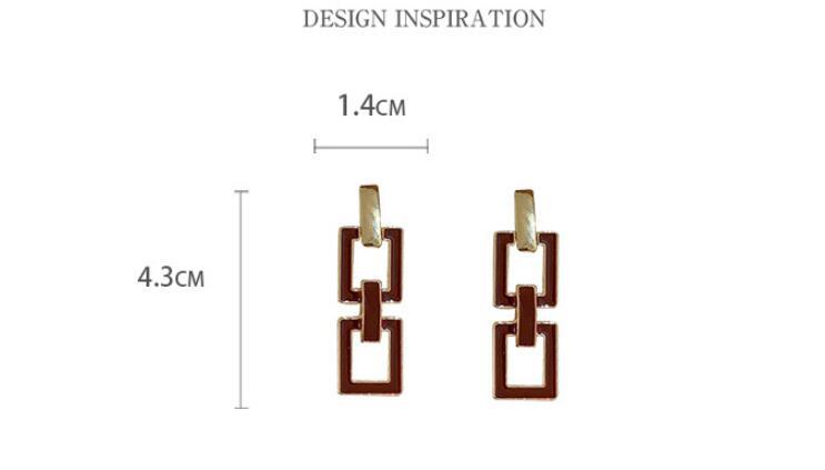 Square earrings