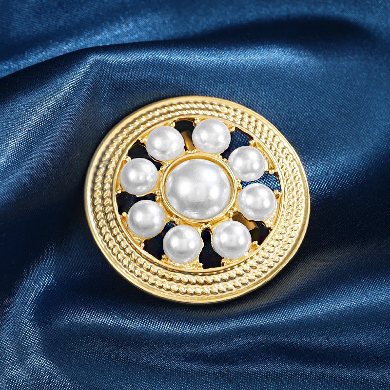 French Vintage Pearl Brooch