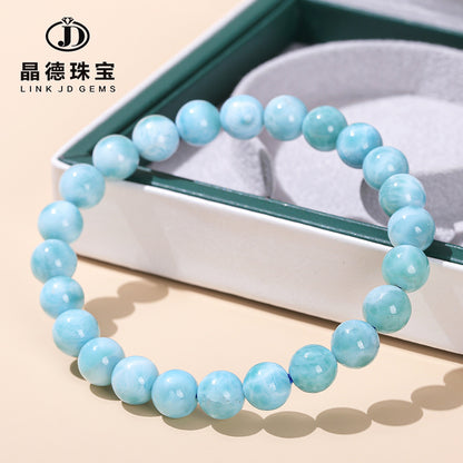 5A natural sea pattern stone bracelet