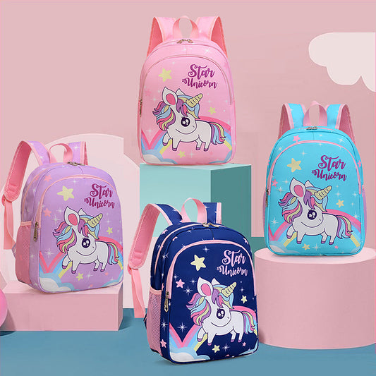 Horned Beast Children's Cartoon Schoolbag